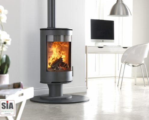 Purevision PVR Stove with Small Pedestal Ecodesign Ready