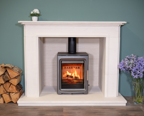 Purevision PV5W Multifuel / Woodburning Stove - Live in our Showroom